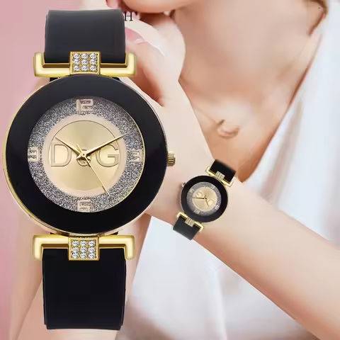 Simple black white quartz watches women minimalist design silicone strap wristwatch big dial women’s fashion creative watch https://tinyurl.com/267247aj