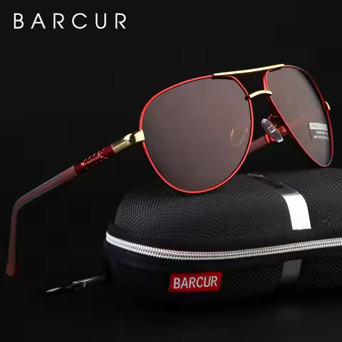 BARCUR Aluminum Vintage Men’s Sunglasses Men Polarized Coating Classic Sun Glasses Women Shade Male Driving Accessories Eyewear https://tinyurl.com/22h87d6z