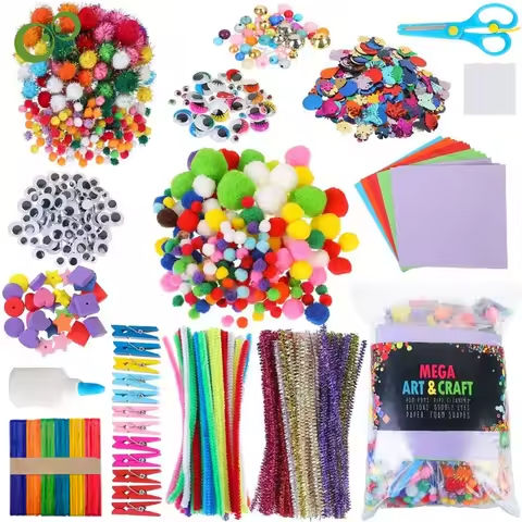 Arts and Crafts Supplies for Kids Crafts Toys with Sequins Diamond Sticker  Foam All in One DIY School Crafting Project for Kids https://tinyurl.com/2avmjogd