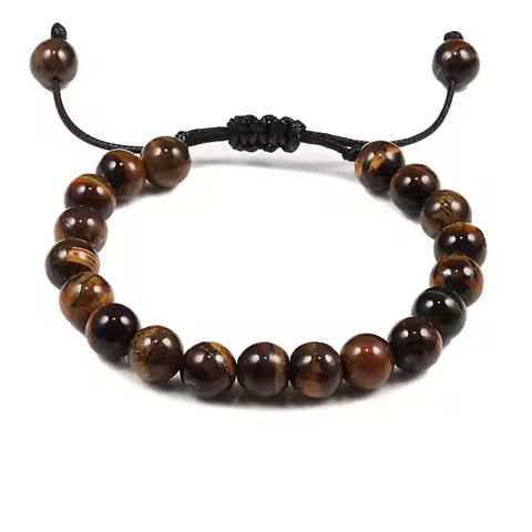 Classic 8MM Tiger Eyes Natural Stone Beads Bracelets for Men Women Bracelet Bangles Braided Rope Handmade Wristband Yoga Jewelry https://tinyurl.com/2dmqy63x