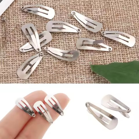 10Pcs Mini Metal Hair Clip for DIY Doll Decoration Silver/Black Hairpin Headwear Princess Dolls Head Clip Toys Doll Accessories https://tinyurl.com/2be9nhm7