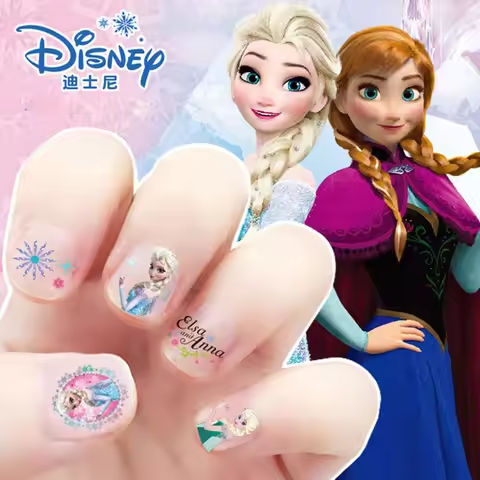 Disney girls cartoon frozen  Makeup Toy Nail Stickers  Toy  Princess Mickey Minnie Mouse   for  kids  gift https://tinyurl.com/26m8q6dm