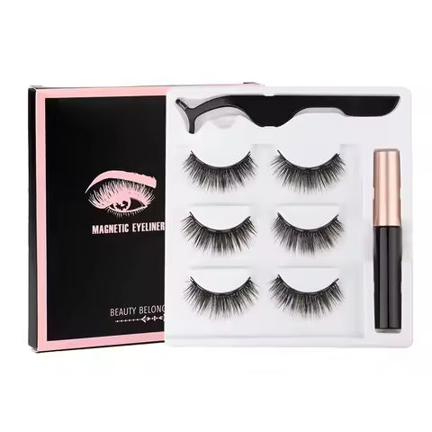 Magnetic Eyelashes 3D Mink Eyelashes Magnetic Eyeliner Magnetic 3D Lash Short False Lashes Lasting Handmade Eyelash Makeup Tools https://tinyurl.com/2ydv6jej