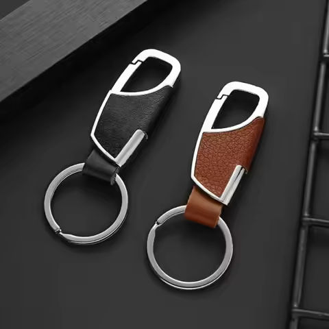 Fashion Leather key Chain New Men Women Metal Waist Hanging KeyChain Best Gift Key Ring jewelry https://tinyurl.com/22pejfsw