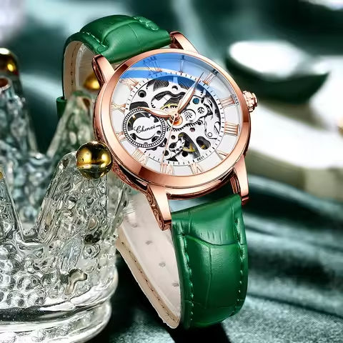 CHENXI Women Automatic Mechanical Watch Top Brand Luxury Stainless Steel Waterproof Wrist Watch Ladies Skeleton Tourbillon Clock https://tinyurl.com/24uvxoew
