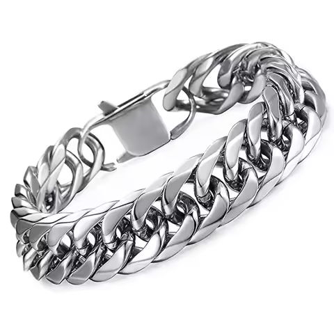 HNSP 8mm-14mm Stainless Steel Bracelet For Men Punk Male Thick Hand Chain Bikes Motorcycle Jewelry Accessories https://tinyurl.com/2ym37v34