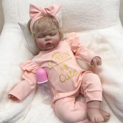 Lifelike Reborn Baby Dolls ,24 inch Sleeping Realistic Newborn Baby Dolls,Handmade Cloth Body Soft Weighted Reborn Doll https://tinyurl.com/27ss8q6w