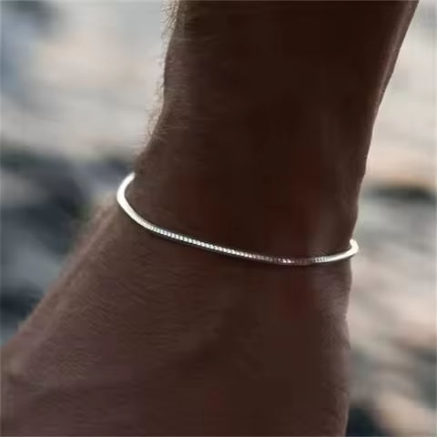 Simple MEN Stainless Steel Square Snake Bone Chain Bracelet Hip-Hop Jewelry Trendy Party Accessories Bracelet For Women https://tinyurl.com/24ocz5lj