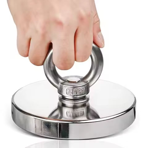 Super Strong Neodymium Fishing Magnets Heavy Duty imanes Magnet with Countersunk Hole Eyebolt for Salvage Magnetic Fishing https://tinyurl.com/293aftlg