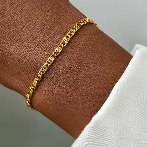 FTCY Stainless Steel Chain Bracelet for Women Gold Color Lightweight Luxury Women’s Bracelet Foot Ankle Jewelry Accessories https://tinyurl.com/28pbskvc