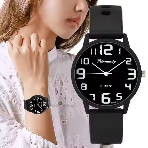 Women Fashion Silicone Watches Set Minimalist High Number  Qualities Big Dial Ladies Quartz Wristwatches With Casual Clock Gifts https://tinyurl.com/2cx24zjx