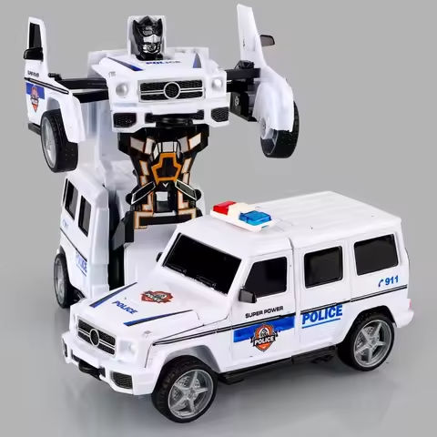 2 In 1 One-key Deformation Car Toys Automatic Transform Robot Plastic Model Collision Transforming Funny Diecasts Toy Kids Gifts https://tinyurl.com/22umgxxy