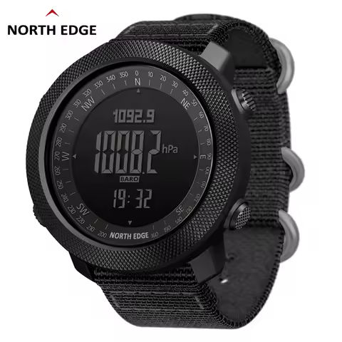 NORTH EDGE Men’s sport Digital watch Running Swimming Military Army watches Altimeter Barometer Compass waterproof 50m Wristband https://tinyurl.com/2a87t43q