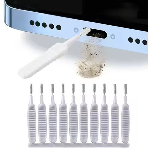 Earphone Accessories Charging Port Cleaning Brush 65mm Dust Hole Clean Mini Brush Bendable Mini Soft Round Brushes Cleaner Sets https://tinyurl.com/2y59pp2k