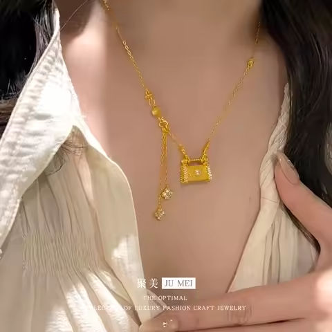9999 24K  real gold store same gold women’s necklace long life lock chain beautiful jewelry https://tinyurl.com/237gzlw6