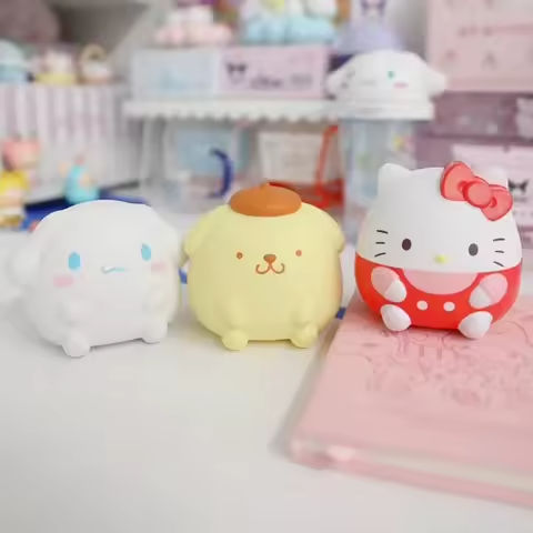 Sanrio Kawaii Stress Relief Toy Kuromi Cinnamoroll Stress Relief Squishy Anime Cartoon Children’s Hand Pinch Toy Healing Gift https://tinyurl.com/29wg5g4l