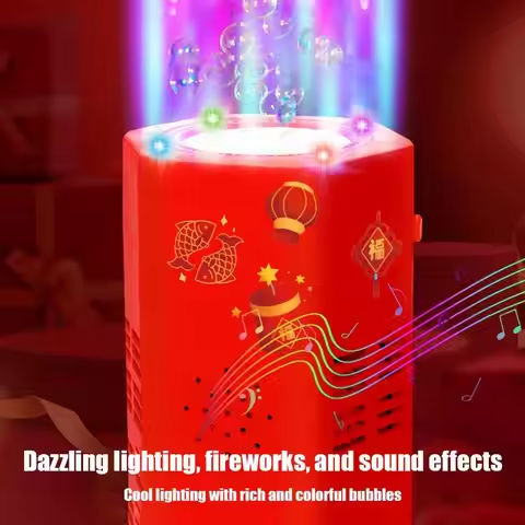 Portable Firework Bubble Machine Automatic Bubble Blower With Music electronic automatic landing For New Year Birthday Party https://tinyurl.com/285hg9qm