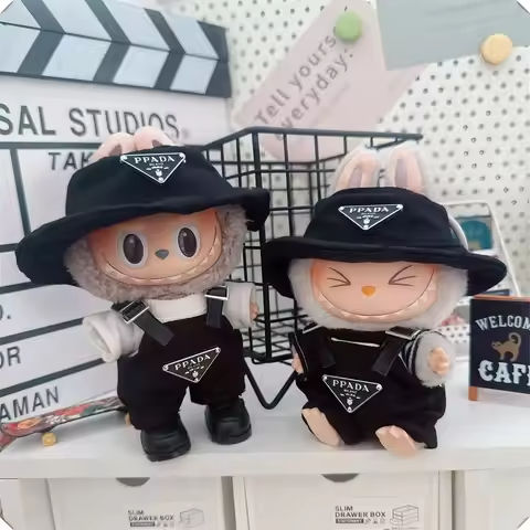 For 17cm V1 V2 Labubu Doll Clothes Hoodies Doll Clothes Color Match Hoodies Dolls Accessories Cute Decoration Little Cloths https://tinyurl.com/27utdgdr