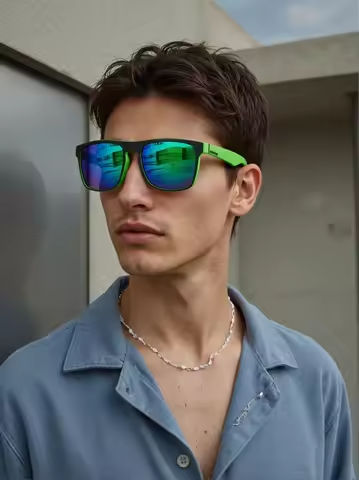 Women’s polarized sunglasses, square men’s neutral fashion gradient sunglasses, women’s casual outdoor retro glasses UV400 https://tinyurl.com/2cqqz9qz