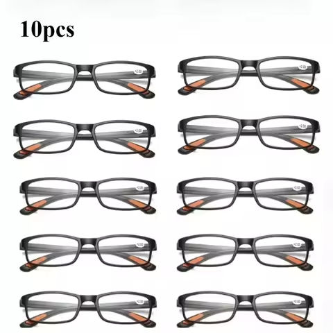 10 pcs  Reading Glasses Men Ultralight Anti Blue Light Presbyopia Eyeglasses Men’s Hyperopia Optical Eyewear Diopters https://tinyurl.com/22d85mqb