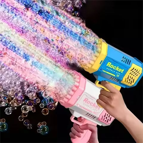 40 Hole Rocket Launcher Handheld Portable Electric Automatic Bubble Gun Party Birthday Gift Toy(without Bubble Water) https://tinyurl.com/2cece2tk