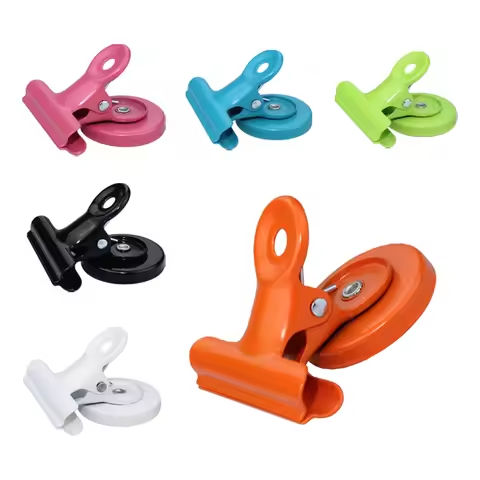 5pcs Magnetic Clips Magnets for Fridge Refrigerator Magnets, Fridge Magnets, Strong Whiteboard Locker Magnetic Clips https://tinyurl.com/25af2jz2