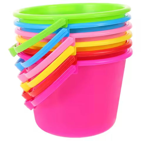 6 Pcs Children Beach Bucket Sand Toys Portable Outdoor Playing Water Buckets Beach Supplies Kids Small Sand Toy Shovels Summer https://tinyurl.com/22jjcsmy