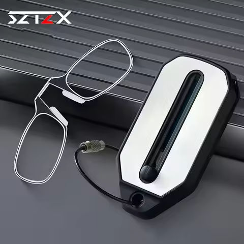 Nose Clip-on Reading Glasses Folding Legless Ultralight Keychain Glasses Men Women Mini Portable Presbyopic Glasses +1.0 To +3.0 https://tinyurl.com/272yu8w7