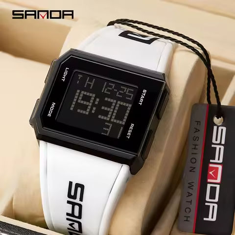 SANDA Brand Men’s Watches Fashion Casual Watch for Men Sport LED Digital Wristwatch Waterproof Military Clock Relogio Masculino https://tinyurl.com/2xndhde7