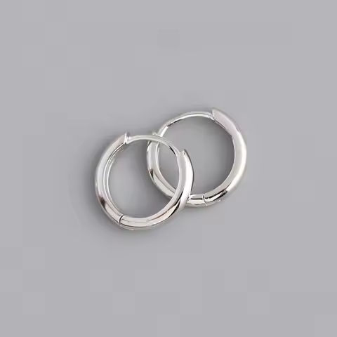 925 Sterling Silver Geometry Hoop Earrings for Women Fashion Silver Jewelry Gifts Trendy https://tinyurl.com/28opct7e