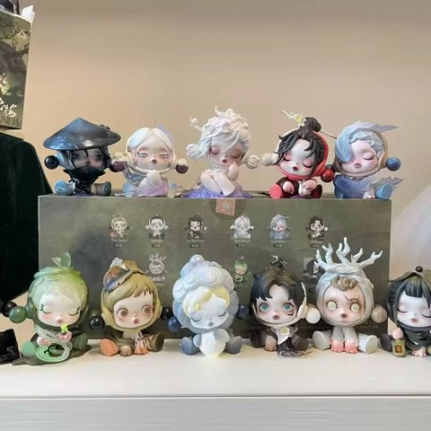 Pre Court Ink Plum Series Handmade Blind Box Trendy Toy Ornament Cartoon Creative Desktop Decoration Child Gift Mysterious Box https://tinyurl.com/27w8j86n