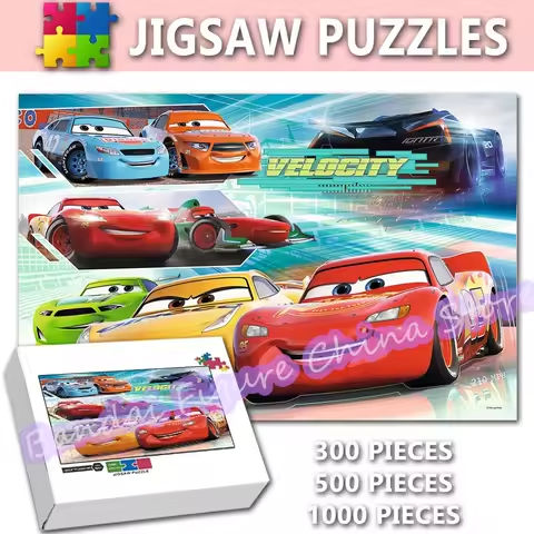Disney Cars Jigsaw Puzzles Lightning Mcqueen 108/200/300/500/1000 Pieces Cartoon Movies Print Decompress Puzzle for Kids https://tinyurl.com/235fxdpa