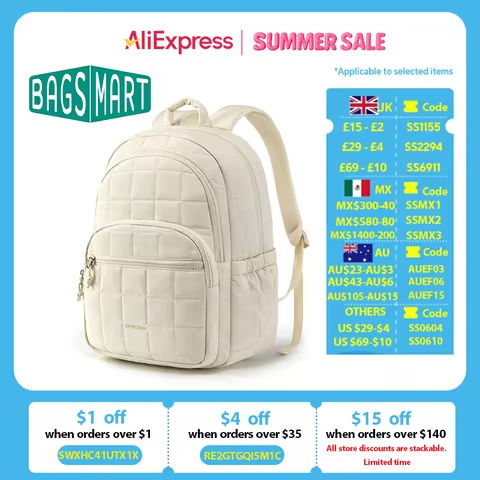 BAGSMART Women’s Backpack School Bag for Girls Waterproof Large College Backpack Travel Backpacks Women Laptop Book bag https://tinyurl.com/297fogck