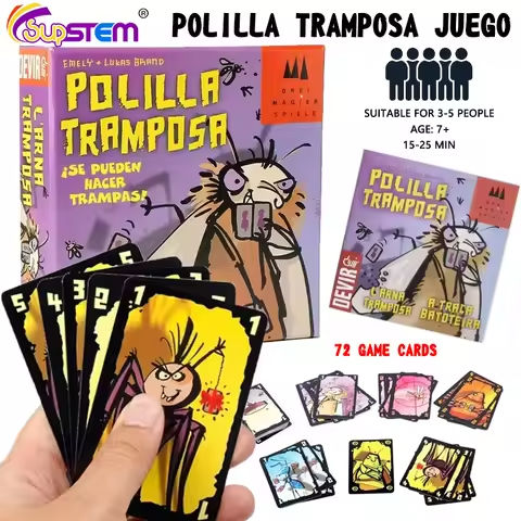 Polilla Tramposa Board Games For Family Party Games Cheating Moth Spanish Card Game For Adults Children Juegos De Mesa Español https://tinyurl.com/28c7jrzc