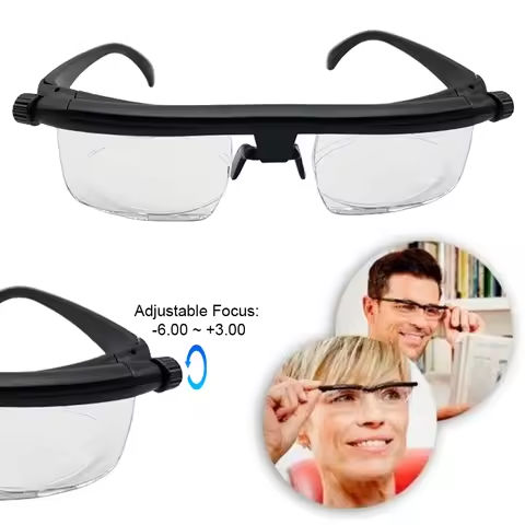 -6D To +3D Adjustable Degree Reading Glasses Focal Length Correction Vision Zoom Reading Glasses Auto Adjusting Reading Glasses https://tinyurl.com/222rfjd9