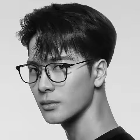 UVLAIK Semi Titanium Alloy Optical Glasses Frame  Men Anti Blue Light Computer Goggles Eyeglasses Vintage Prescription Eyewear https://tinyurl.com/288tf9u4