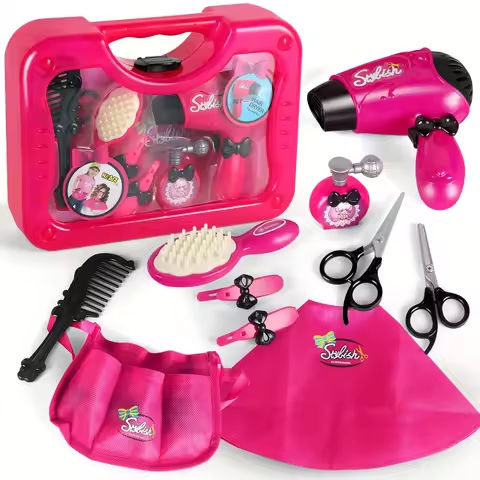 Pretend Play Girls Beauty Salon Toy Set with Hair Dryer,Barber Apron and Styling Accessories – Perfect for Imaginative Play gift https://tinyurl.com/248waypn