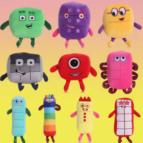 Anime Numberblocksed Plush 14-18cm Doll Toys Educational Stuffed Movie Anime Kids Early Childhood Birthday Christmas Gift Hot https://tinyurl.com/299xmawl