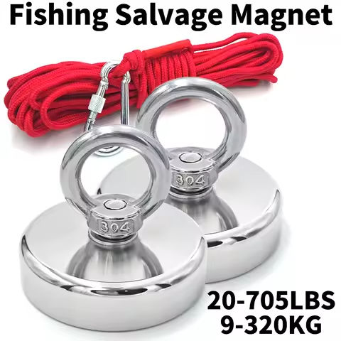 Super Strong Neodymium Fishing Hook N52 D16-D42mm Heavy Duty Rare Earth with Countersunk Hole Eyebolt Salvage Magnetic https://tinyurl.com/2479xrl3