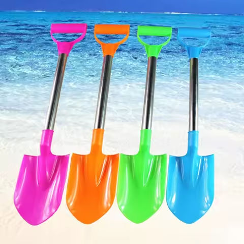 Random Color Beach Shovel Toy Summer Beach Playing Shovels Play House Toys Kids Outdoor Digging Sand Shovel Play Sand Tool 2 PCS https://tinyurl.com/24jb499f