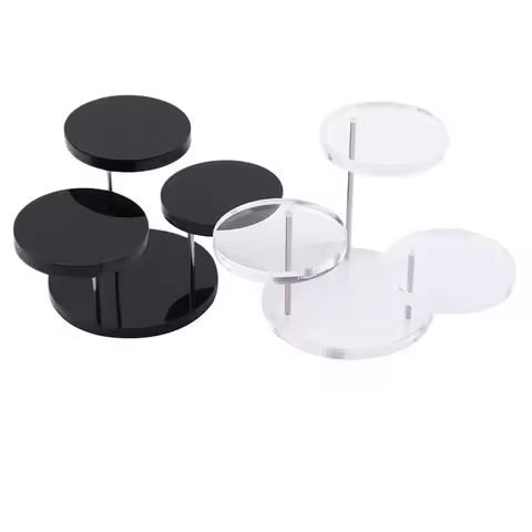 1 Set of Acrylic Multi-layer Round Small Dessert Cake Stand, Ring Jewelry Display Stand https://tinyurl.com/23h5ol8p