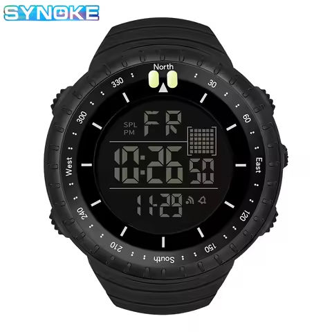 SYNOKE Outdoor Military Digital Watch For Men Fashion Retro Men Watch Sports Waterproof Men Watch Multifunctional Handsome Men https://tinyurl.com/2ae7yzt8