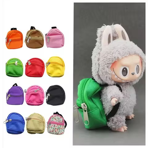 Labubu Canvas Doll Backpack – Multi-Size for 20cm Plush & 1/6 BJD Barbie Blythes Ropa Fashion Accessory https://tinyurl.com/26uyyg98