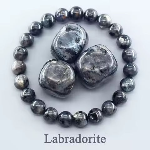 Real Natural Labradorite Stone Bead Bracelet Men Women Vintage Black Flash Stone Bracelet with Original Natural Crystal Gift https://tinyurl.com/28jbyr23