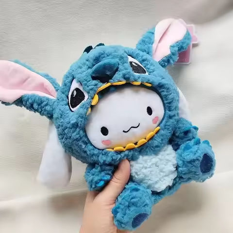 20cm Cinnamoroll Cosplasy Stitch Plush Toys Disney Stuffed Animal Dolls Soft Anime Toy Home Decor Plushie Toy Girl Birthday Gift https://tinyurl.com/2crcluu3