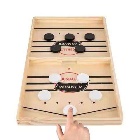 Wooden Billiard Board Game Foosball Winner Games Table Hockey Game Catapult Chess Parent-child Interactive Fun Competitive Toy https://tinyurl.com/2cb55w7v