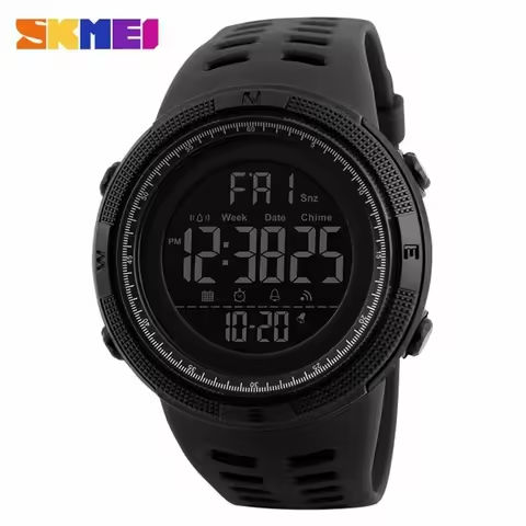 SKMEI 1251 Waterproof Digital Watch for Men Sport Countdown Electronic Wristwatches Mens Military LED Clock 1560 Reloj Hombre https://tinyurl.com/25qmcx6g