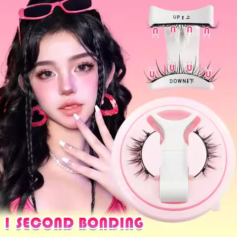 YSDO 1 Pair Magnetic Eyelashes Set Reusable Eyelash Extension Tools Natural Curler False Eyelashes With Magnetic Tweezers Kit https://tinyurl.com/2cgyw622