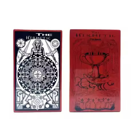 The Hermetic Tarot Cards English Tarot Deck Cards Fate Divination Tarot Card Board Game Black And White Card Party Astrology https://tinyurl.com/2atv65k2