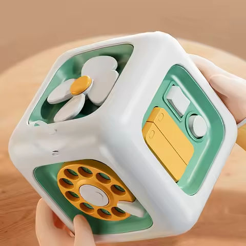 6 in 1 Montessori Educational Toys Sensory Busy Board Baby Practice Skills Drawer Cube Fidget Educational Toys for Girl Boy https://tinyurl.com/2yh2nk9v